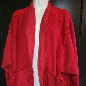 Lularoe Maroon Tracy Cocoon Cardigan Top Sz M